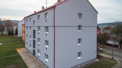 Zateplení budovy, Jeřabinová 403, Rokycany, 09/12 2020